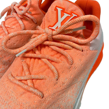 Louis Vuitton Sneakers Fabric Orange 6 Lv Logo Vnr Line Mens 6