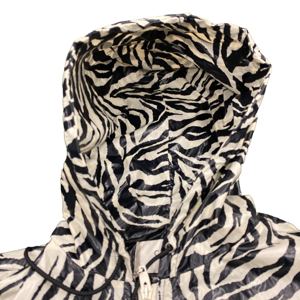 Celine Nylon Jacket 2W537260Q Nylon Black 44 22Stainless Steel Zebra Look Loose Cut Jacket Mens 44