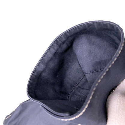 Prada Hoodie Sc686 Cotton, Nylon Navy 23Stainless Steel Xs Mens