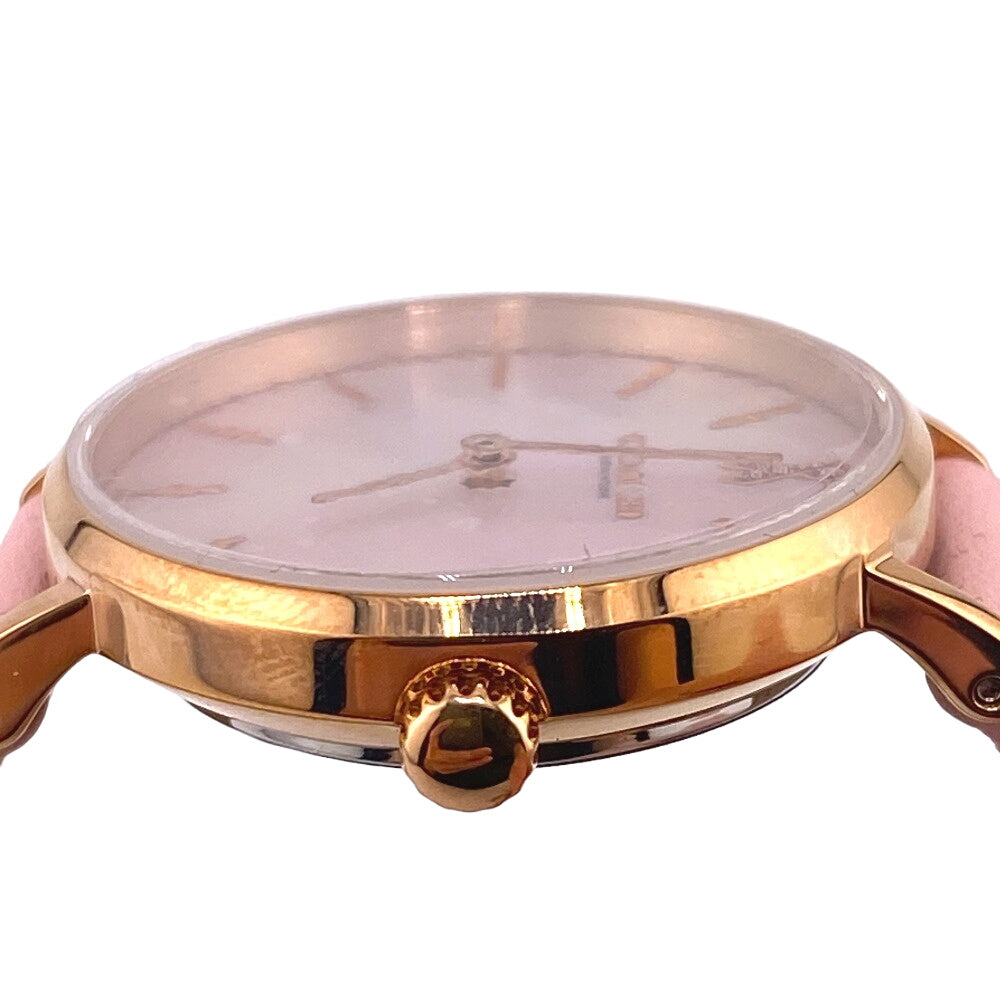 Coach Watches 14503628 Leather Pink Pink Pearl Women