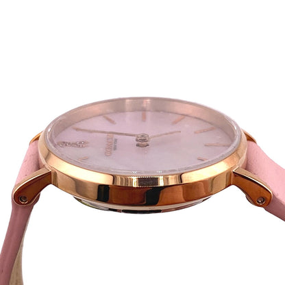Coach Watches 14503628 Leather Pink Pink Pearl Women