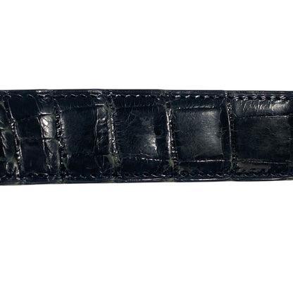 Hermes Belt Polosus Black Crocodile H Belt