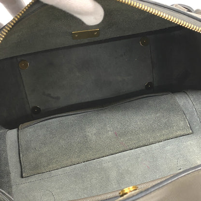 Celine Handbag Leather Gray Belt Bag Mini