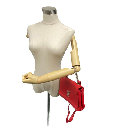 Louis Vuitton Shoulder Bag M51202 Leather Red Lv Logo Rock Me 2 Bb Women