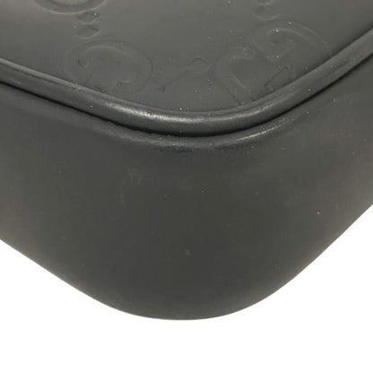 Gucci Shoulder Bag 771293 Rubber Black Gg Rubber Mens