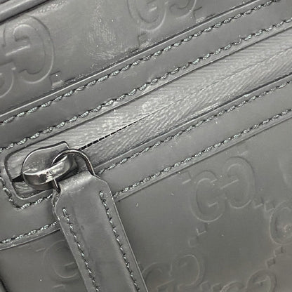 Gucci Shoulder Bag 771293 Rubber Black Gg Rubber Mens