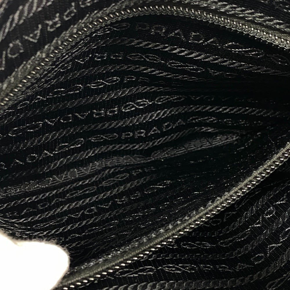 Prada Shoulder Bag 1Bc167 Nylon Black Test Women