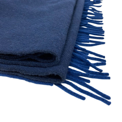 Hermes Scarf H259096S Cashmere Navy 22Aw Alumet Women