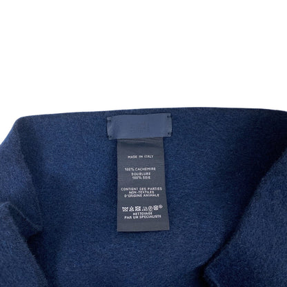 Hermes Scarf H259096S Cashmere Navy 22Aw Alumet Women