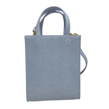 Givenchy Tote Bag Canvas, Leather Blue Bma0223 G Tote Vertical Mini Ki Women