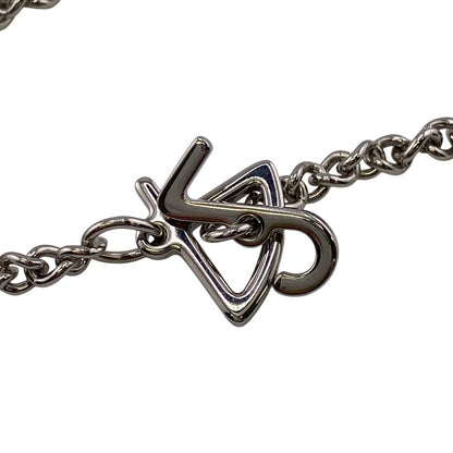 Hermes Necklace Buffalo Horn, Metal Silver Van Quatre Faubourg Mens(Unisex)