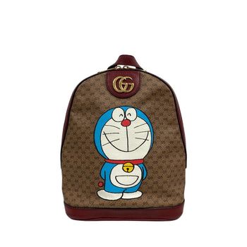 Gucci Backpack 647816 Pvc, Leather Beige Mini Gg Supreme Women
