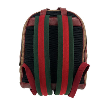 Gucci Backpack 647816 Pvc, Leather Beige Mini Gg Supreme Women
