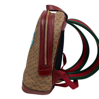 Gucci Backpack 647816 Pvc, Leather Beige Mini Gg Supreme Women