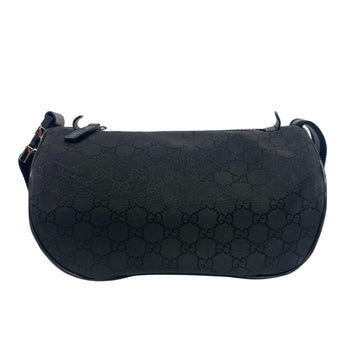 Gucci Sling Bag Nylon, Leather Black Gg Nylon Unisex(Unisex)