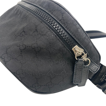 Gucci Sling Bag Nylon, Leather Black Gg Nylon Unisex(Unisex)