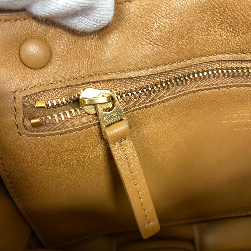 Bottegaveneta Shoulder Bag Leather Caramel Cassette Maxi Intrecciato Padded Cassette Women