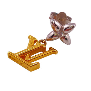 Louis Vuitton Pierce M01287 Gold Plated Gold Pierce Pendant Lv Iconic Flower Women