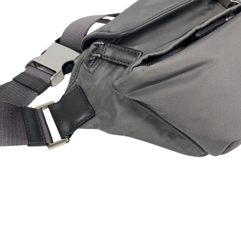 Prada Sling Bag 2Vh174 Nylon, Recycled Polyamide Gray Re-Nylon Mens(Unisex)