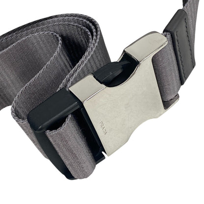 Prada Sling Bag 2Vh174 Nylon, Recycled Polyamide Gray Re-Nylon Mens(Unisex)
