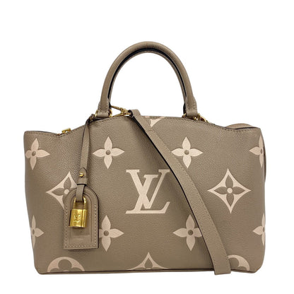 Louis Vuitton Handbag M58914 Leather Turtrail Claim Monogram Empreinte Bicolor Petit Palais Pm Women