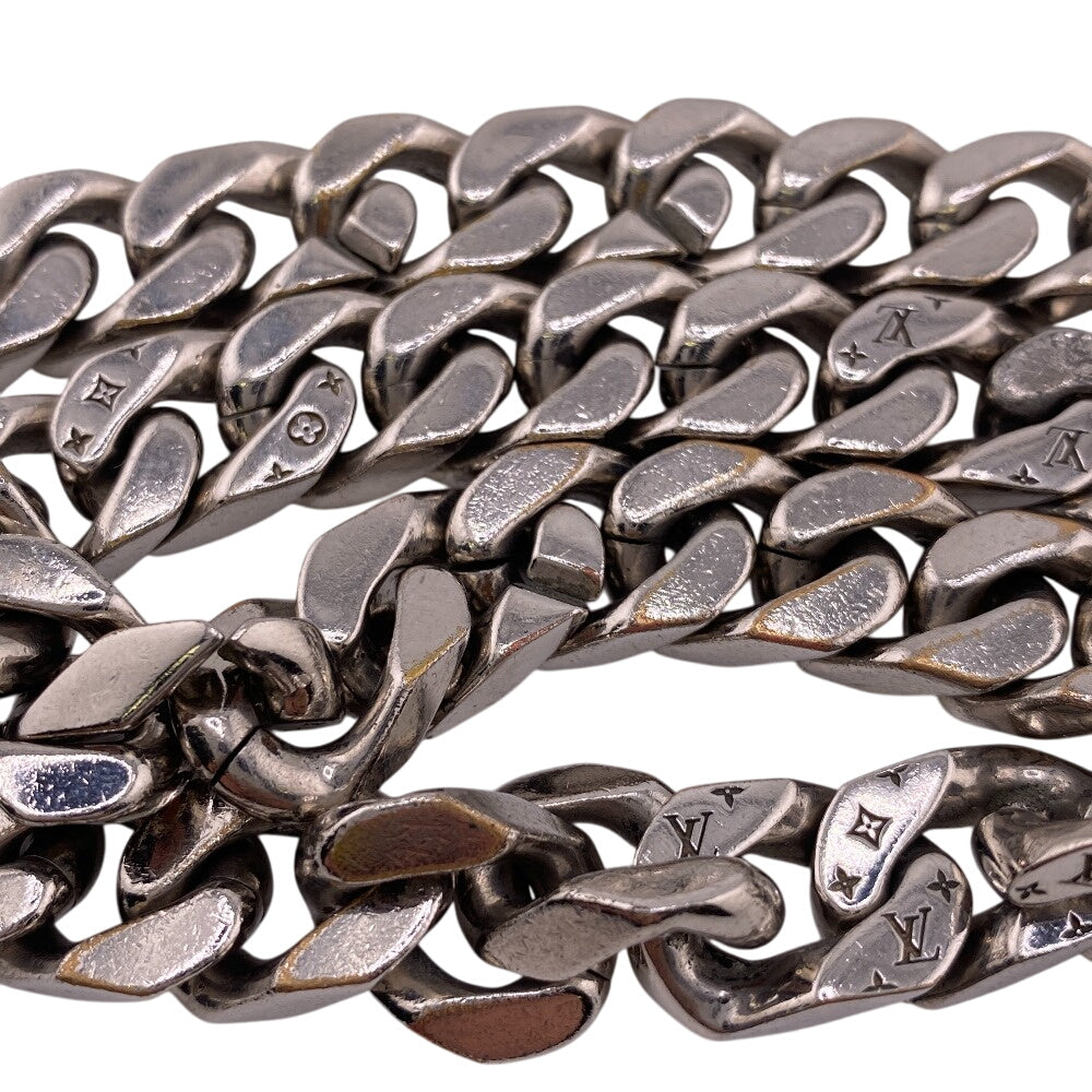 Louis Vuitton Necklace M69987 Metal Silver Collier Lvchain Links Mens