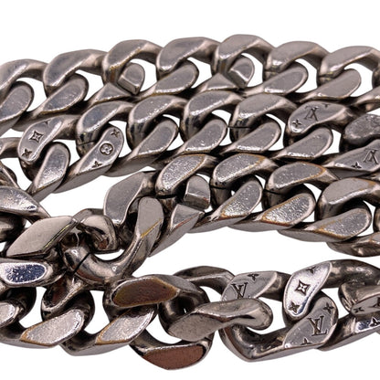 Louis Vuitton Necklace M69987 Metal Silver Collier Lvchain Links Mens