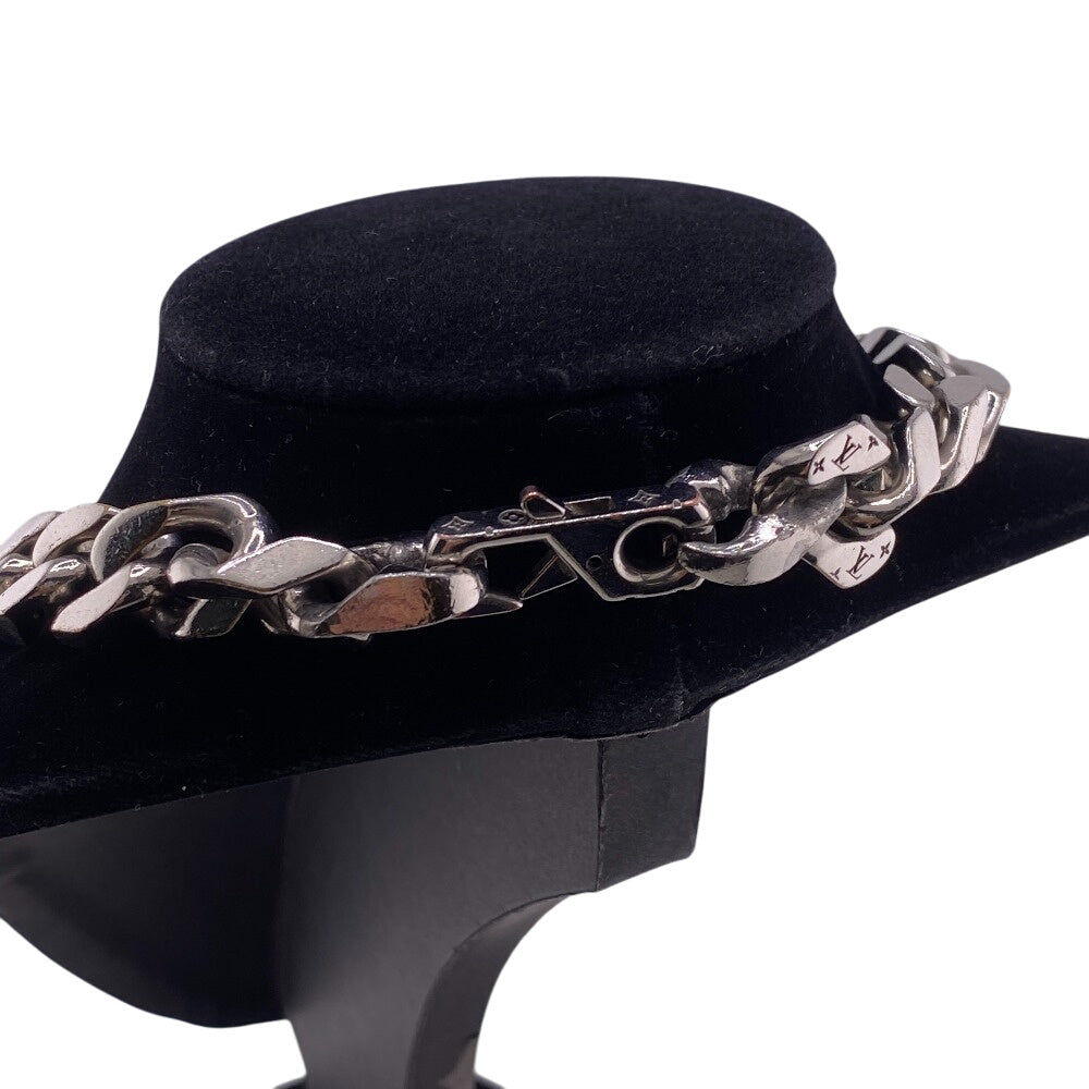 Louis Vuitton Necklace M69987 Metal Silver Collier Lvchain Links Mens