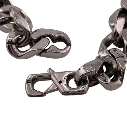 Louis Vuitton Necklace M69987 Metal Silver Collier Lvchain Links Mens