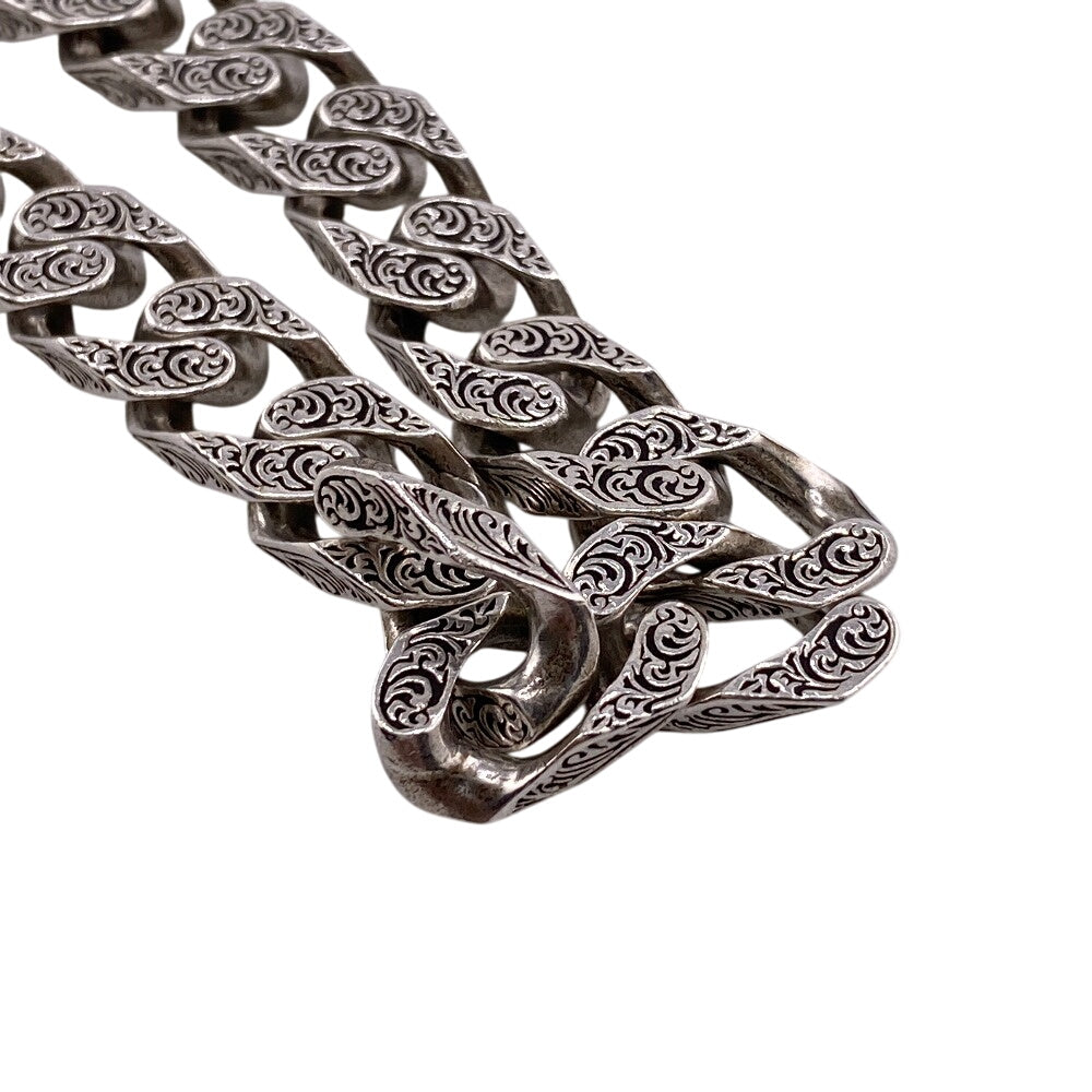 Gucci Bracelet Silver925 Silver Arabesque Interlocking G Mens