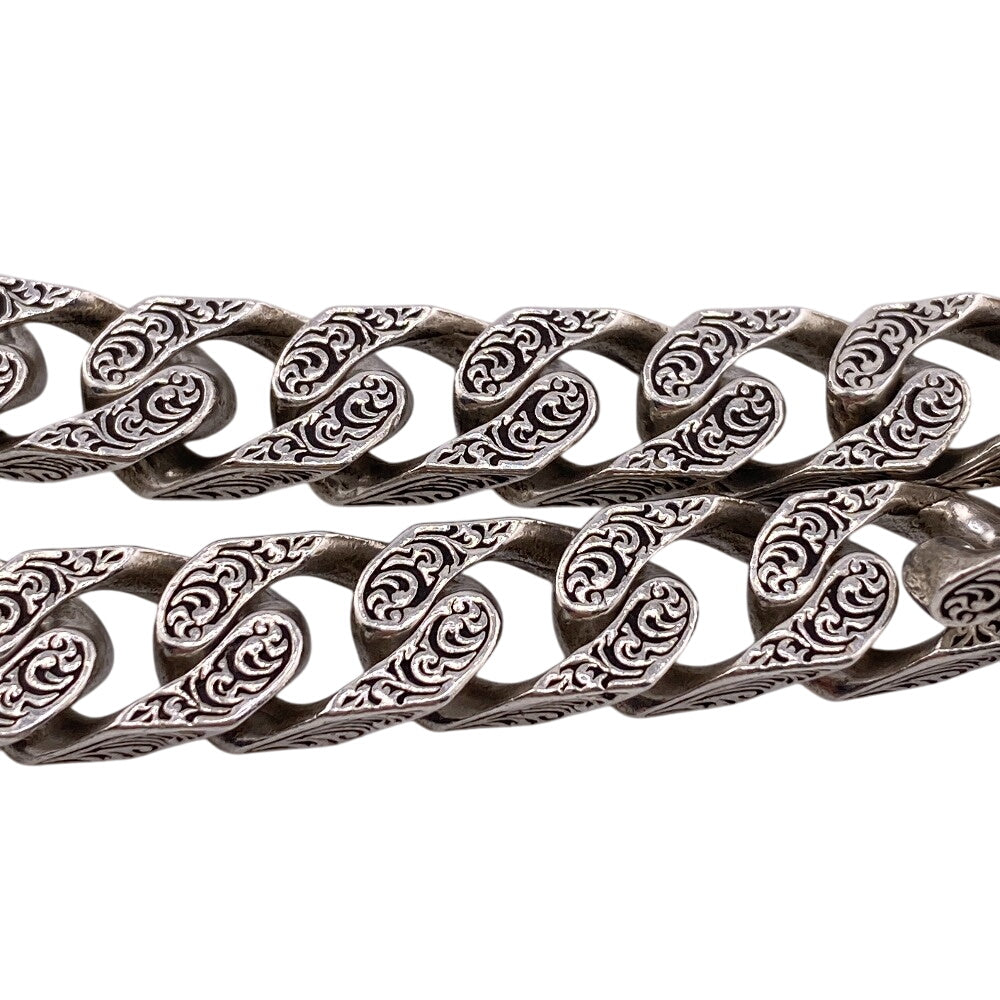 Gucci Bracelet Silver925 Silver Arabesque Interlocking G Mens