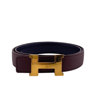 Hermes Belt Leather Brown 1 Mini Constance H Belt Women