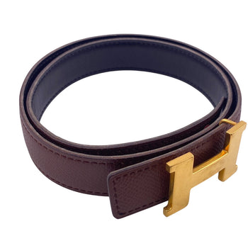 Hermes Belt Leather Brown 1 Mini Constance H Belt Women