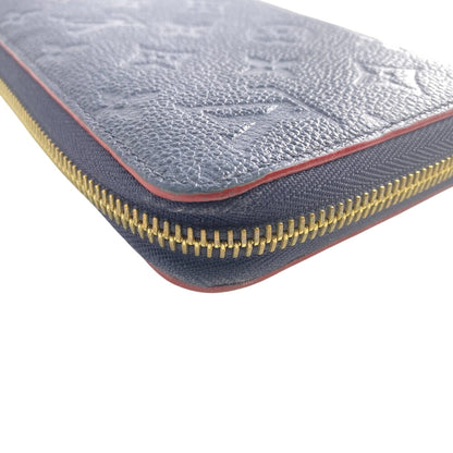 Louis Vuitton Long Wallet Purse M69415 Leather Navy Zip Around Portefeuille Monogram Ann Platt