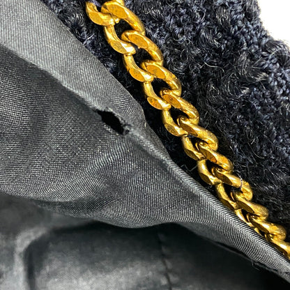 Chanel Setup Bvxcz Wool, Silk Navy Lion Chain Veste Women 38