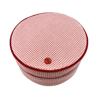 Hermes Pouch Canvas Red Evasion Women
