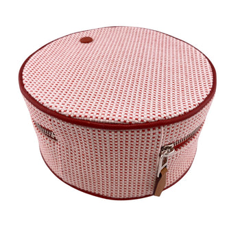 Hermes Pouch Canvas Red Evasion Women