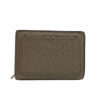 Louis Vuitton Tri-Fold Wallet M80152 Leather Beige Portefeuille Monogram Ann Platt Claire Women