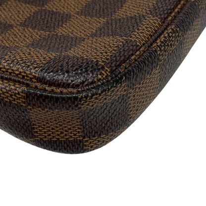 Louis Vuitton Pouch N58009 Damier Brown Accessory Pouch Damier Mini Pochette Accessoar Women