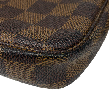 Louis Vuitton Pouch N58009 Damier Brown Accessory Pouch Damier Mini Pochette Accessoar Women