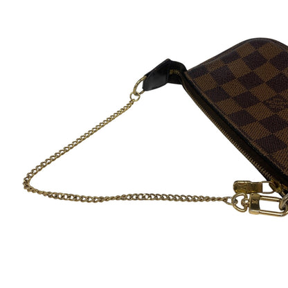 Louis Vuitton Pouch N58009 Damier Brown Accessory Pouch Damier Mini Pochette Accessoar Women