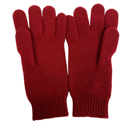 Hermes Gloves Cashmere, Wool Red Studs Darling M
