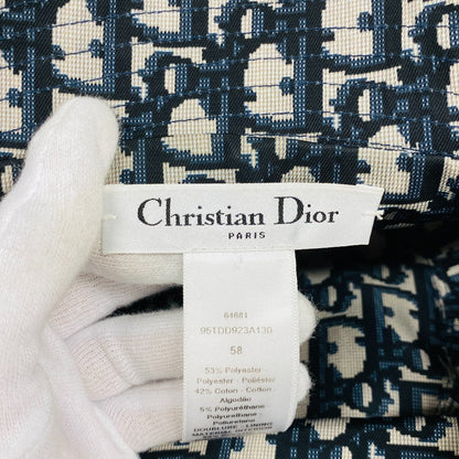 Christian Dior Other Hats 95Tdd923A130 Polyester, Cotton Navy Reversible Bucket Hat Teddy D Oblique