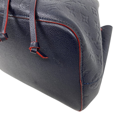 Louis Vuitton Shoulder Bag M45306 Leather Navy Monogram Ann Platt Neonoe