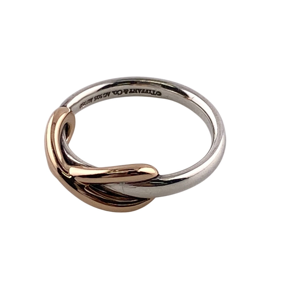 Tiffany&Co. Ring Silver925 Gold Infinity