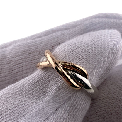 Tiffany&Co. Ring Silver925 Gold Infinity