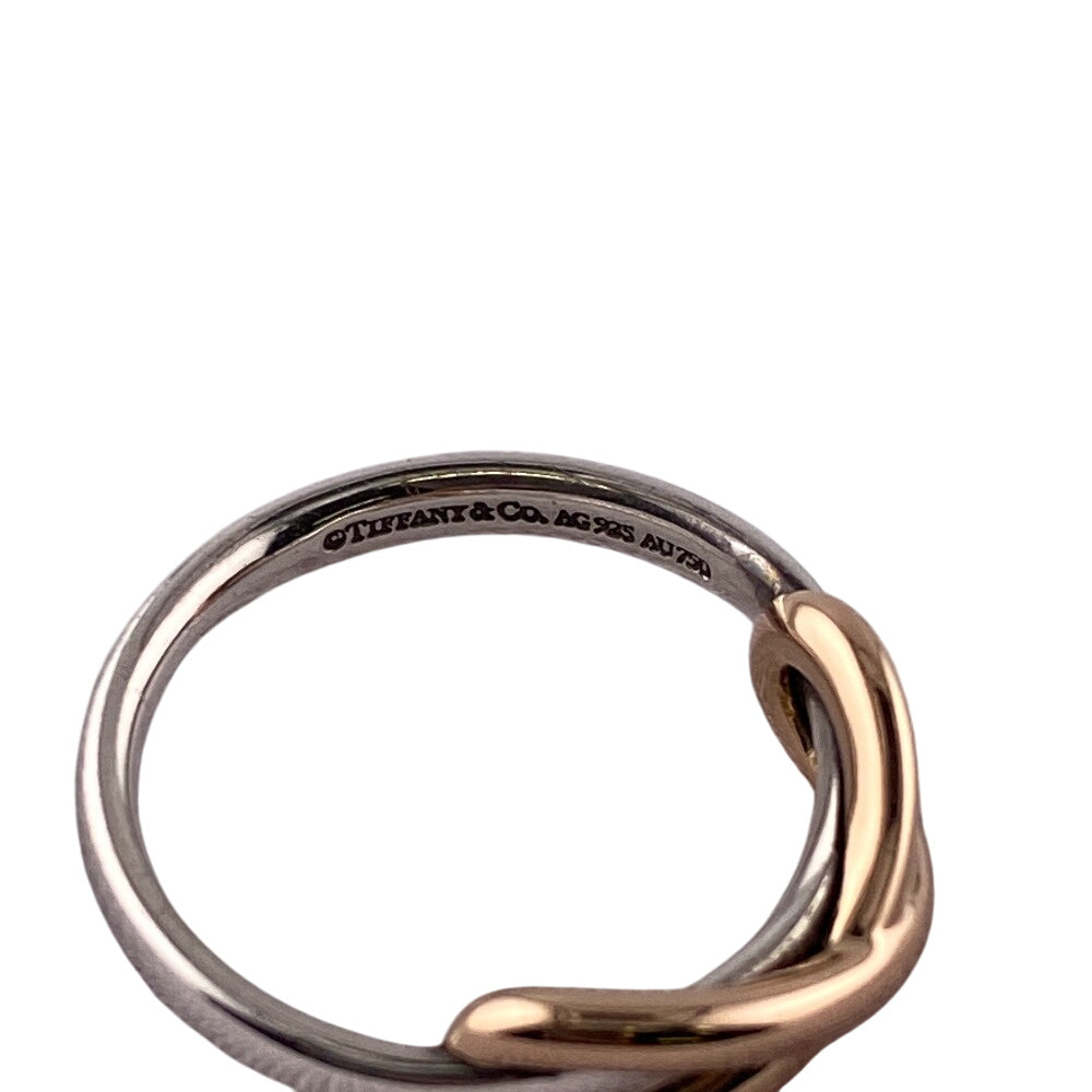 Tiffany&Co. Ring Silver925 Gold Infinity