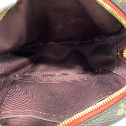 Louis Vuitton Shoulder Bag M45528 Leather Brown Monogram Deauville Mini Women