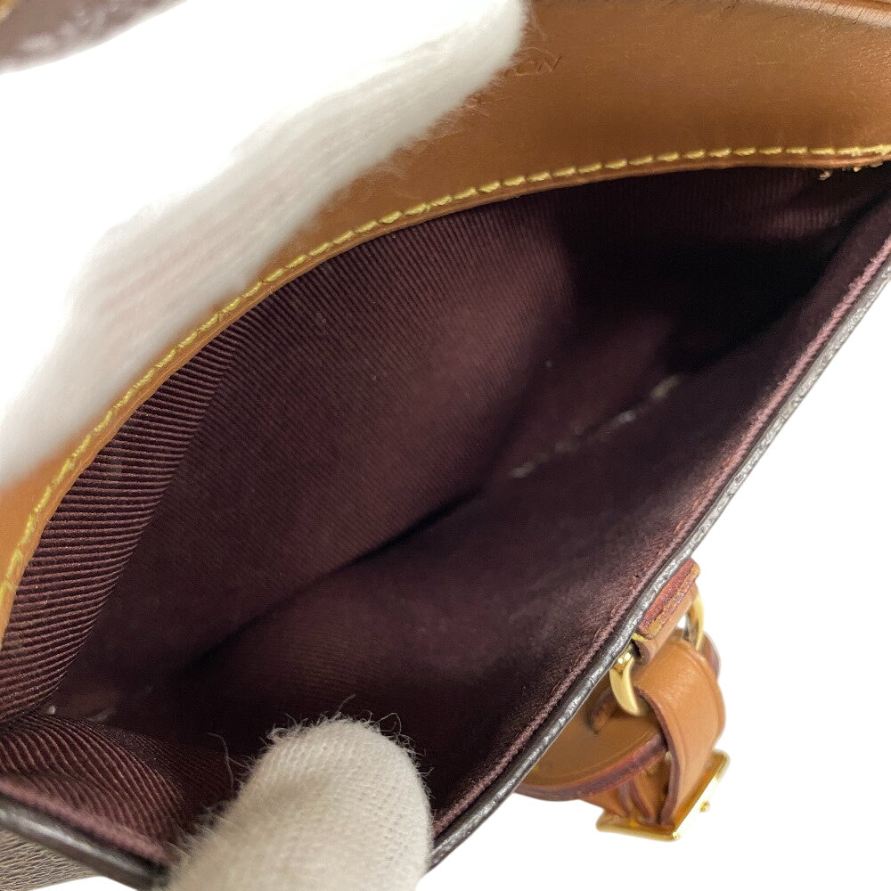 Louis Vuitton Shoulder Bag M45528 Leather Brown Monogram Deauville Mini Women