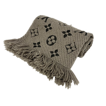 Louis Vuitton Scarf M72242 Wool, Silk Gray Escalp Logo Mania Women(Unisex)